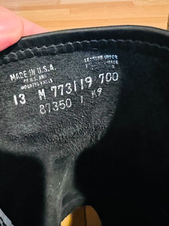 Vintage Frye Men\'s 87350 Size 13 M Black 14\